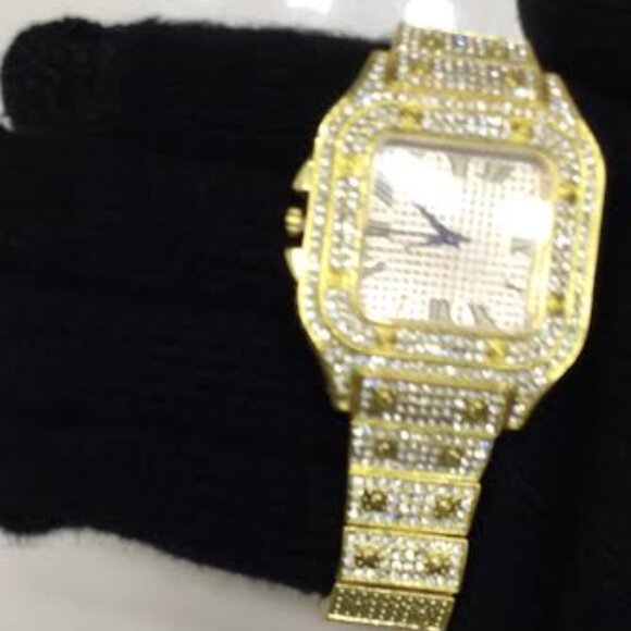 HIGH QUALITY GOLD QUARTZ WATCH - Picture 1 of 2